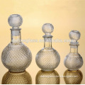 Fancy decorativel empty mini glass bottle for wine prices / wholesale glass bottles